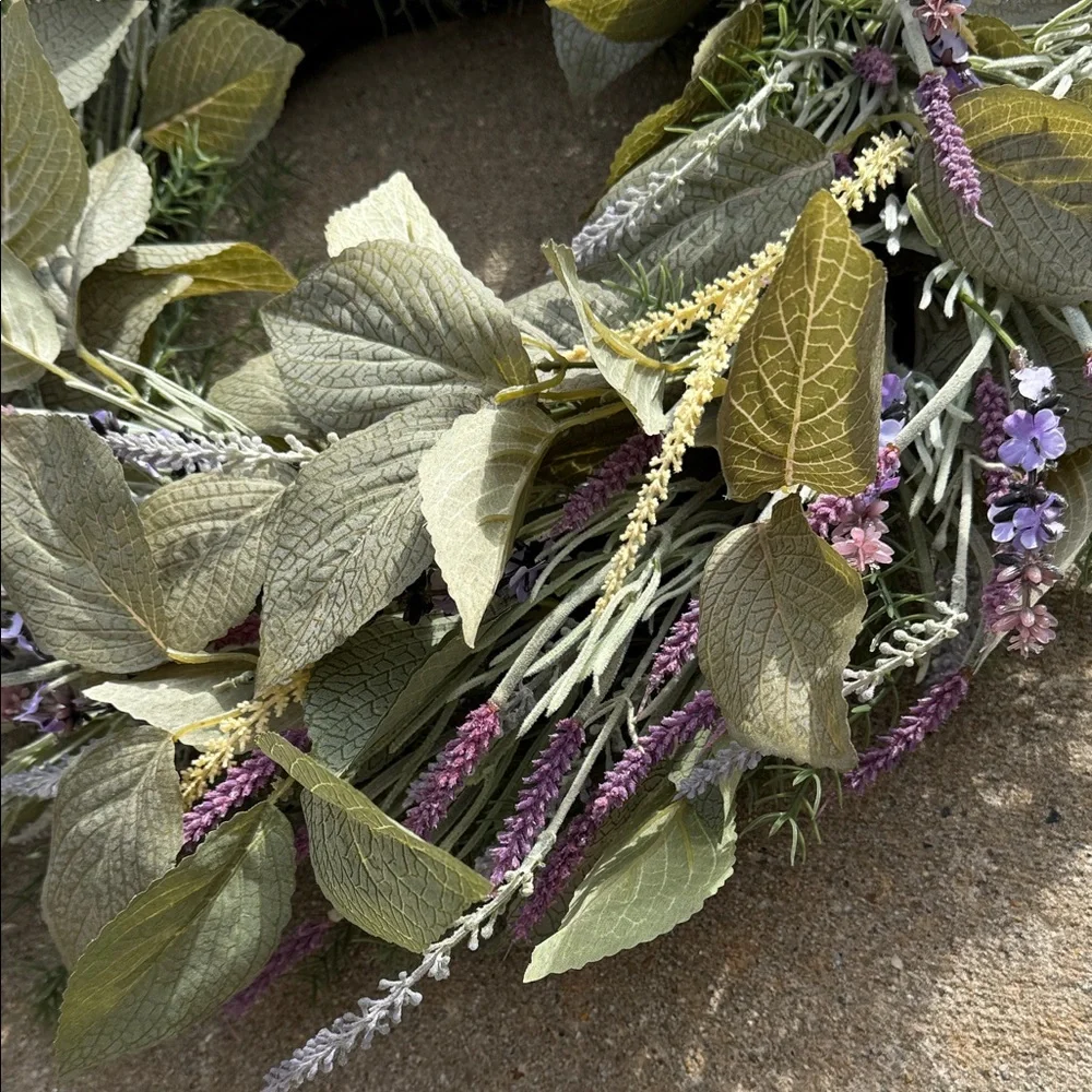 Frontgate Lavender Wreath - NWT